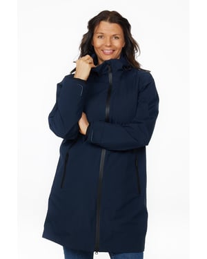 Denise Marineblauw Jas