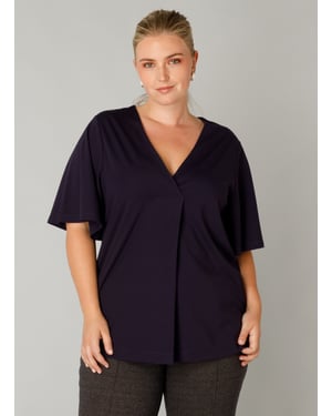 YEST CURVE Fawn Tops - Dark Navy