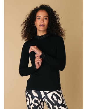IVY BEAU Raniya Tops - Black