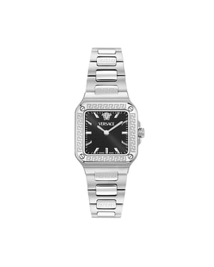 Versace Greca Edge Dames Horloge Zilverkleurig VE5G00126
