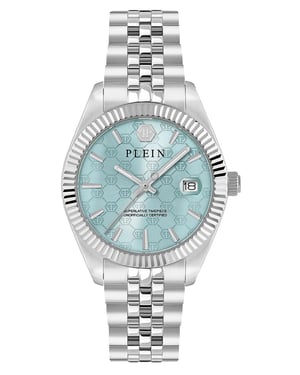 Philipp Plein Date Superlative Dames Horloge Zilverkleurig PWYFA0726