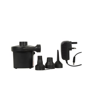 Air Bed Electric Pump Holiday Travel Camping Accessory Black