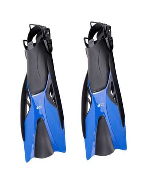 Aquawave Unisex volwassen walvis duikvinnen (Blauw)