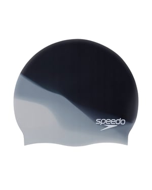 Speedo Multicolour Siliconen Badmuts voor volwassenen (Zwart)