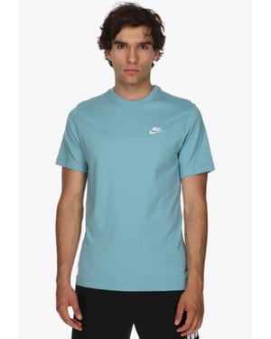 Nike Sportswear Club Mens T Shirt in Sky