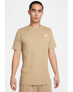 Nike Sportswear Club Mens T Shirt in Sand
