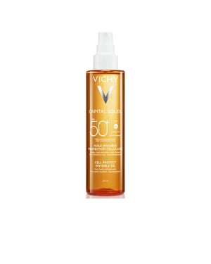 Capital Soleil Cell Protect Osynlig Fotoprotektiv Sololja Spf50+ 200 ml