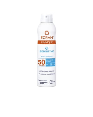 Ecran Sunnique Sensitive Skyddande Mist Spf50+ 250 ml