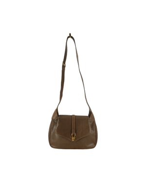 Gucci Vintage Leren Crossbodytas Hobo