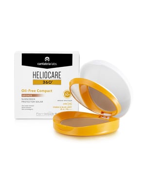 Heliocare 360º Olievrije Compacte Kleur Spf50 #brons 10 gr