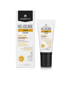 Heliocare 360° Color Zonnebrandcrème Met Aquagel Kleur Spf50+ #brons 50 ml