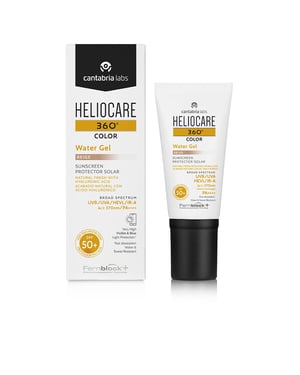 Heliocare 360° Color Zonnebrandcrème Met Aquagel Kleur Spf50+ #beige 50 ml