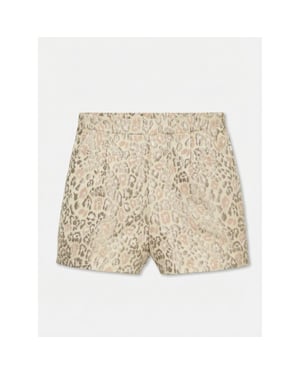 Vero Moda vmbarbara hw jaquard shorts exp 10340949 birch leopard