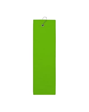 The One Towelling Effen vochtafvoerende golfhanddoek (Kalk groen)