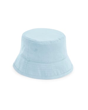 Beechfield Kinder/Kinderen Bio Katoenen Emmerhoed (Poederblauw)