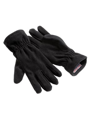 Beechfield Volwassen uniseks Alpine Suprafleece Winterhandschoenen (Zwart)