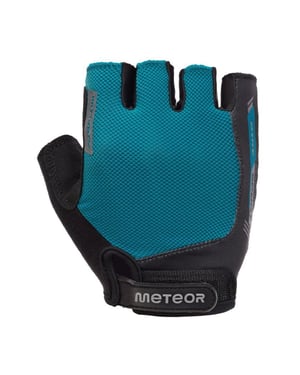 Meteor Unisex MX52 Fietshandschoenen voor volwassenen (ZWART/BLAUW)