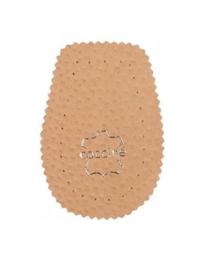 Coccine Leren hielkussentjes (Geel)