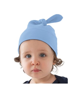 Babybugz Baby 1 knoopjesmuts (Stofblauw)