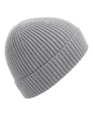 Beechfield Unisex Ribgebreide muts voor volwassenen (Lichtgrijs)