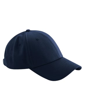 Beechfield Unisex Volwassen Air-Mesh 6-paneel Baseball Cap (Marineblauw)