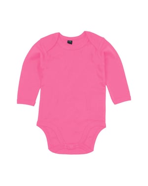 Babybugz Babybody met lange mouwen (Fuchsia)
