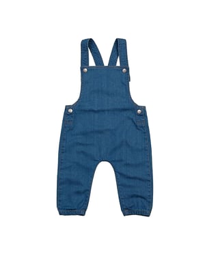 Babybugz Baby Rocks Denim Dungarees (Denim Blauw)