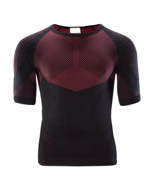 Hi-Tec Heren Hano Thermo Top (Donkerrood/zwart)