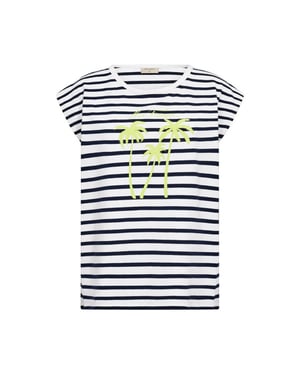 Free Quent Fqfenjal tee brilliant white & navy blue