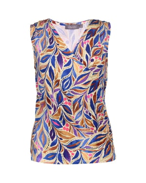 Geisha Top indigo