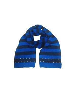 Tommy Hilfiger Gestreepte sjaal voor kinderen (Blauw/Zwart)