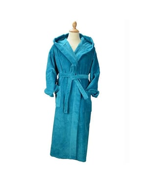 ARTG Dames/Dames Deluxe badjas met capuchon (Diep Blauw)