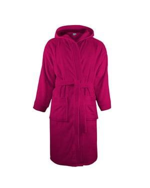 The One Towelling Kapjurk voor volwassenen (Magenta)