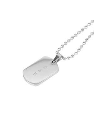 Stainless Steel DAD Dogtag Necklace