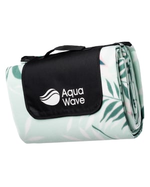 Aquawave Salva Picknickdeken met Bladprint (Stoffig Aqua)