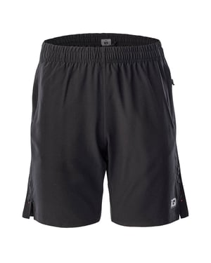 IQ Heren Porio Korte Broek (Zwart/Vuurrood)