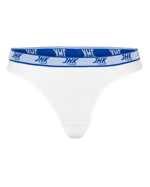JHK Dames/Dames Effen String (Set van 3) (Wit)