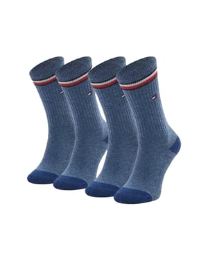 Tommy Hilfiger Badstof kindersokken (set van 2) (Blauw)