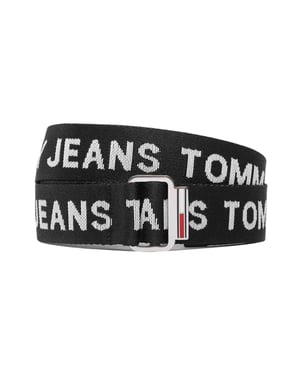 Tommy Jeans Riem met herenlogo (Zwart)