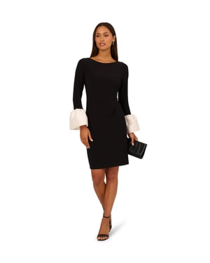 Short Dress With Cuff Detail