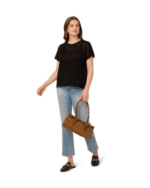 Dolman Mesh Sweater