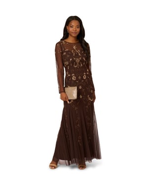 Studio Bead Long Sleeve Dress