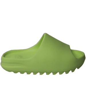 Adidas Yeezy slippers in glow-in-the-dark plastic