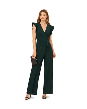 Crepe Overlay Jumpsuit