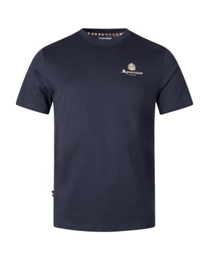 Aquascutum Active Small Logo T-shirt Navy