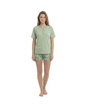 Women's Summer Short Sleeve Cotton Pyjamas KL40000