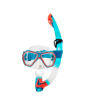 Aquawave Kinderen/Kinderen Fisher Duikset (Blauw)