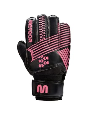 Meteor Unisex Volwassenen Catch Logo Doelhandschoenen (Zwart)