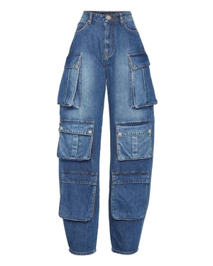 Denim Cargobyxor