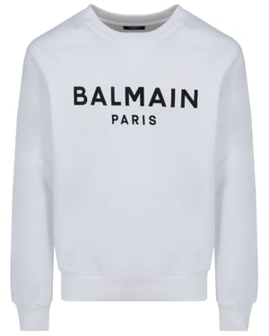 Logo Printed Sweatshirt in White